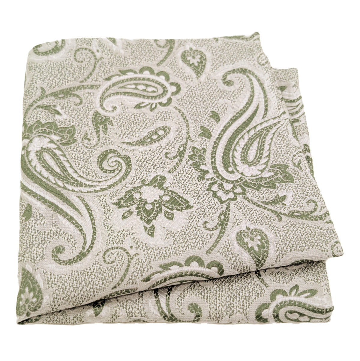 Wild Sage Baroque Paisley Wedding Swatch