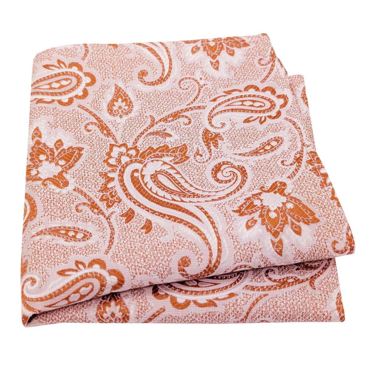 Spice Baroque Paisley Pocket Square