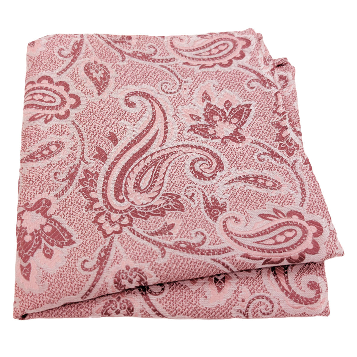 Desert Rose Baroque Paisley Pocket Square