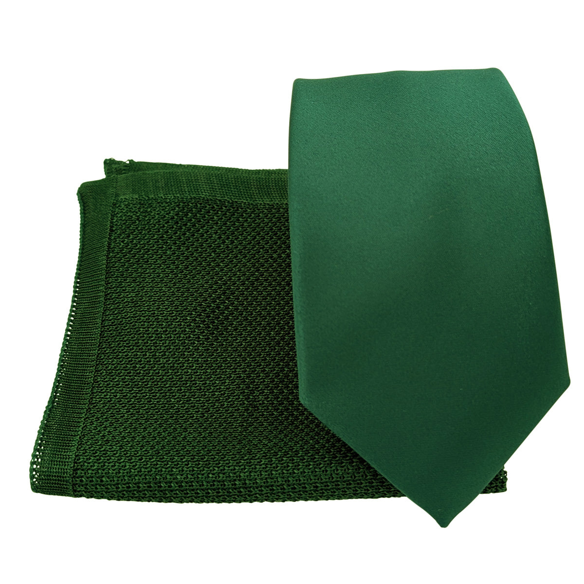Mix and Match - Emerald Knitted Silk & Emerald Wedding Set