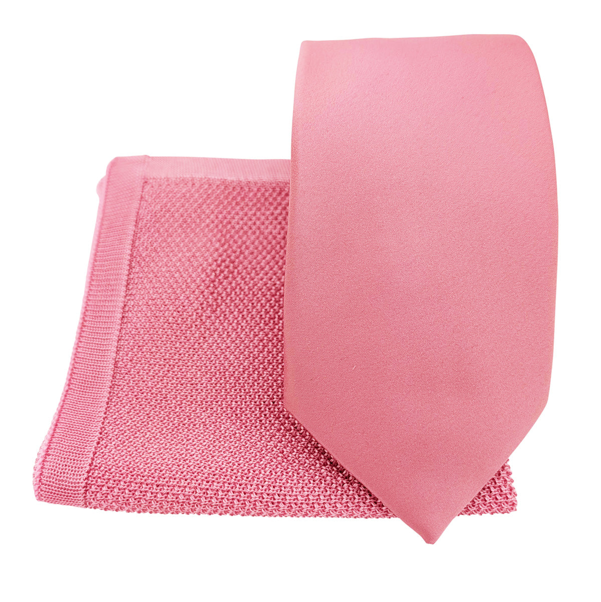 Mix and Match - Rose Pink Knitted Silk & Antique Rose Wedding Set