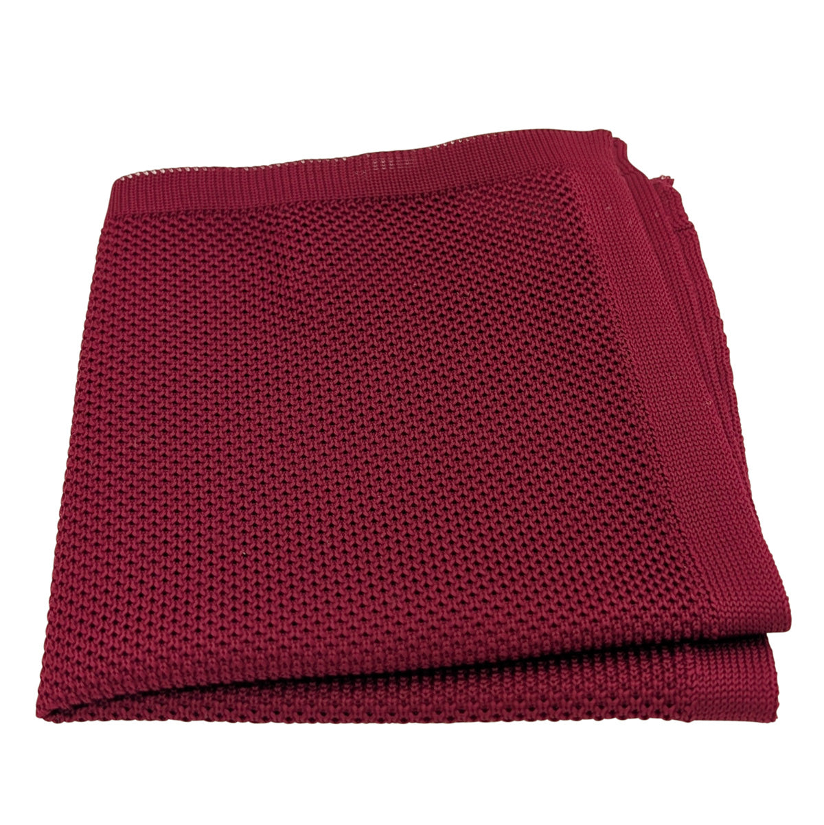 Rhubarb Knit Pocket Square