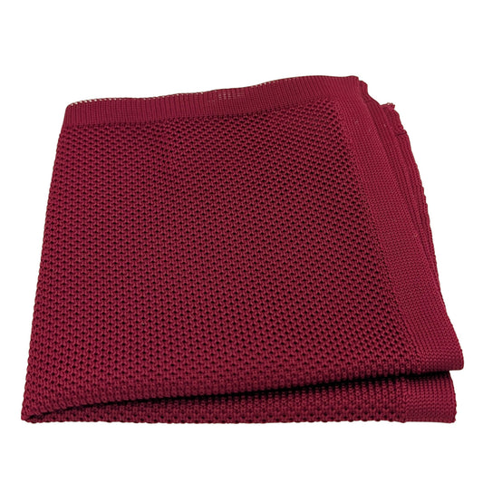 Rhubarb Knit Pocket Square