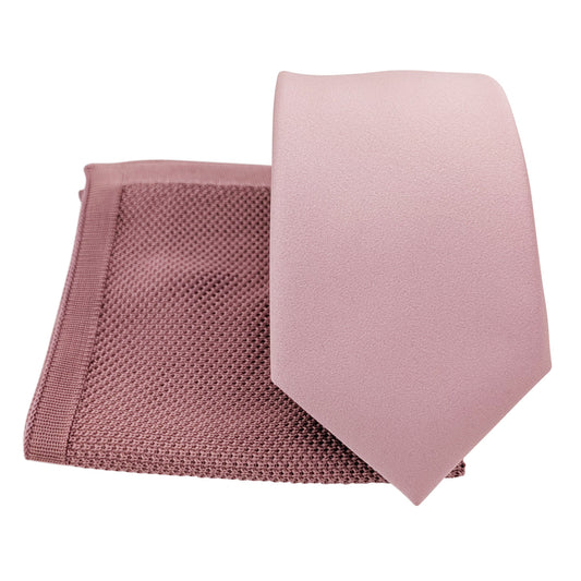 Mix and Match - Suede Pink & Dusky Pink Knit Wedding Set