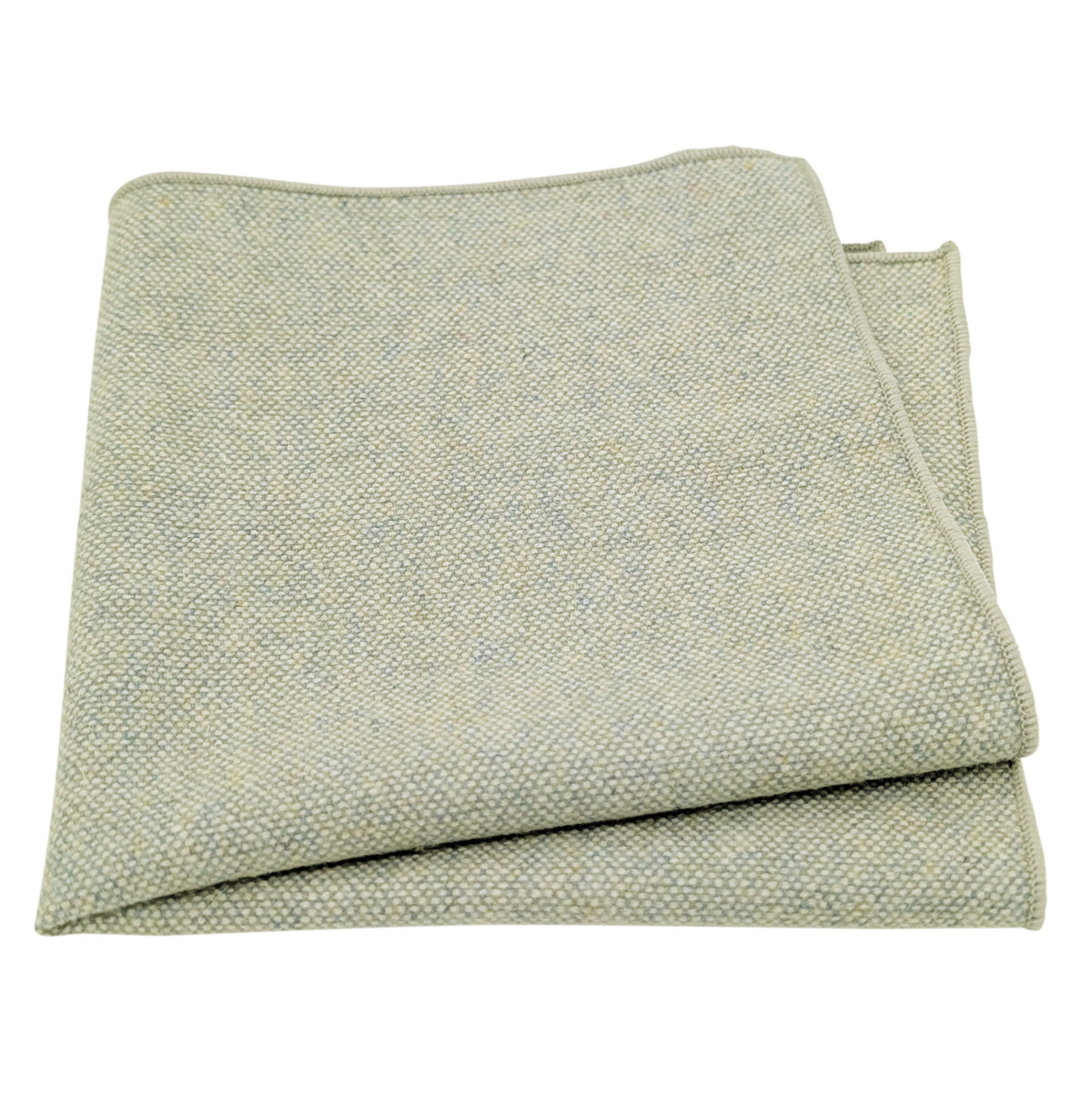 Mint Tweed Pocket Square
