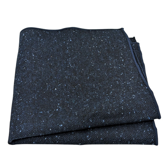 Sapphire Tweed Pocket Square