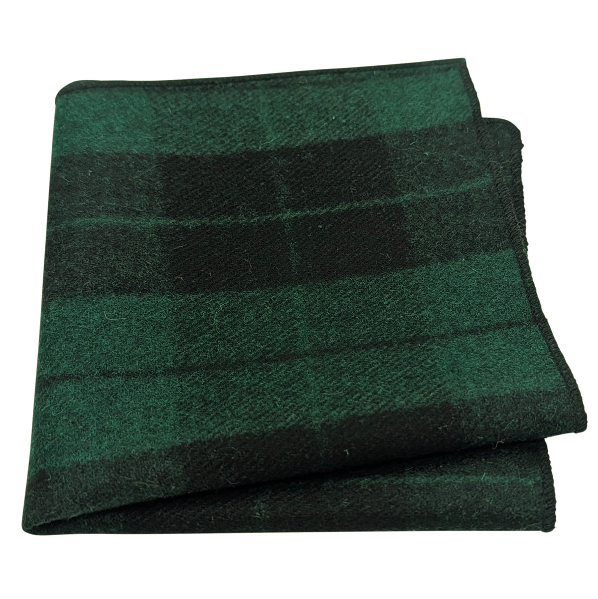 Black & Green Tartan Pocket Square