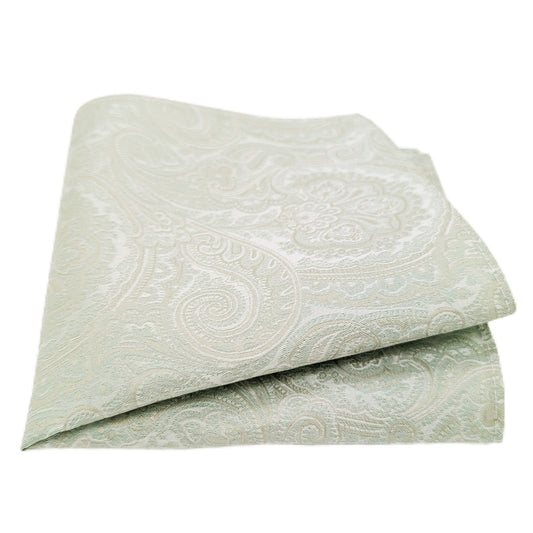 Willow Paisley Silk Pocket Square