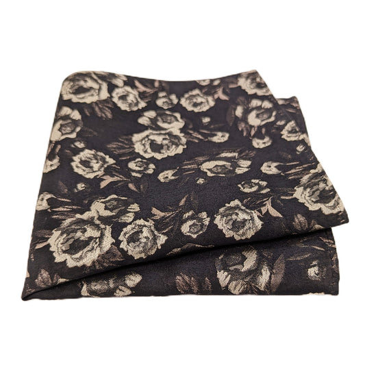 Sepia Rose Silk Pocket Square