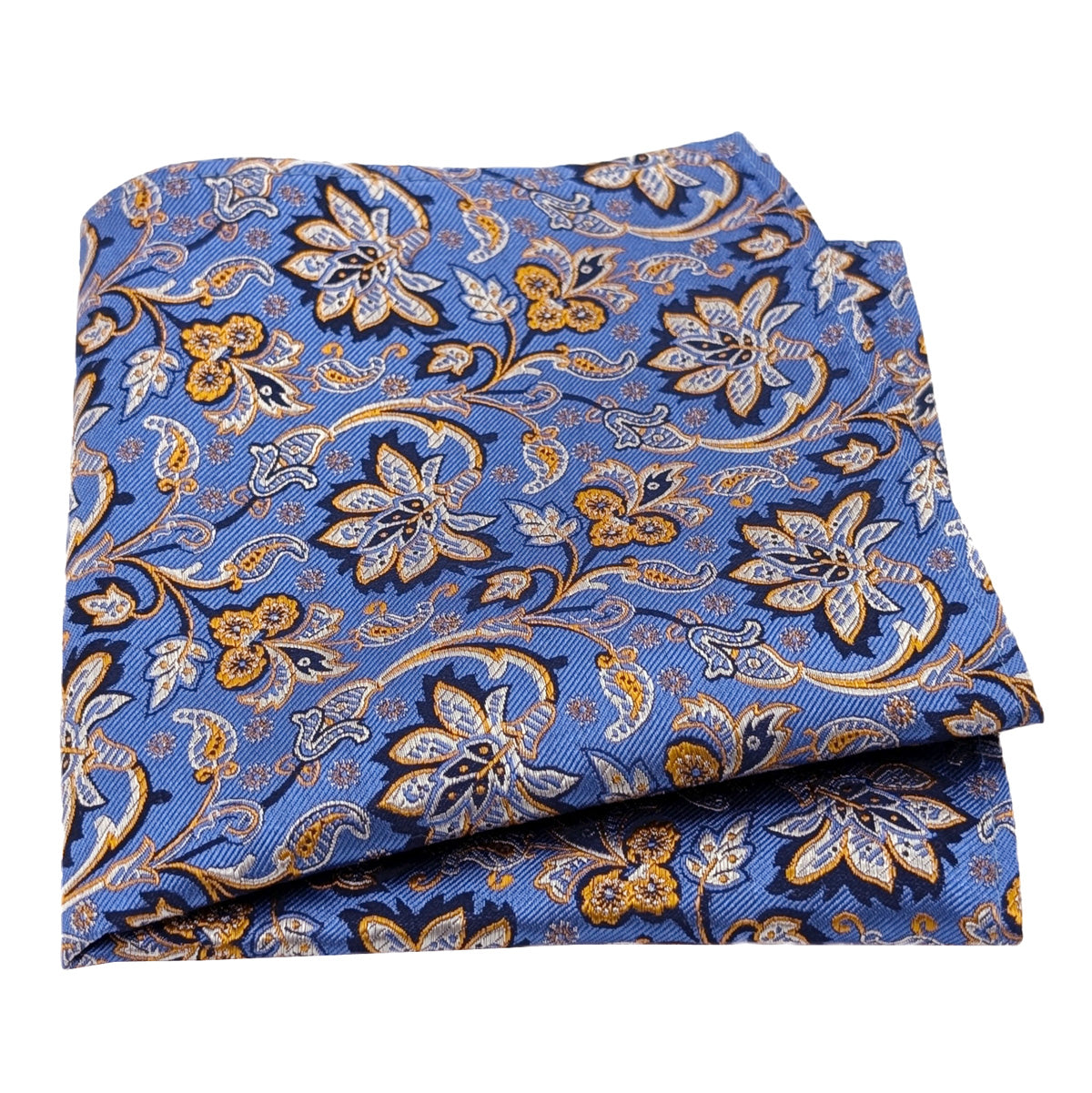 Dark Cornflowers Silk Wedding Swatch