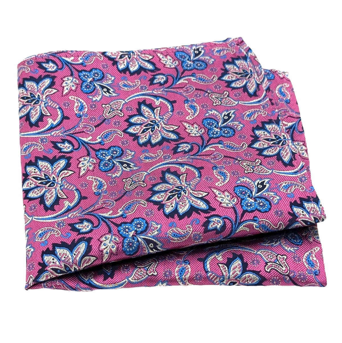 Pink Flowers Silk Wedding Swatch