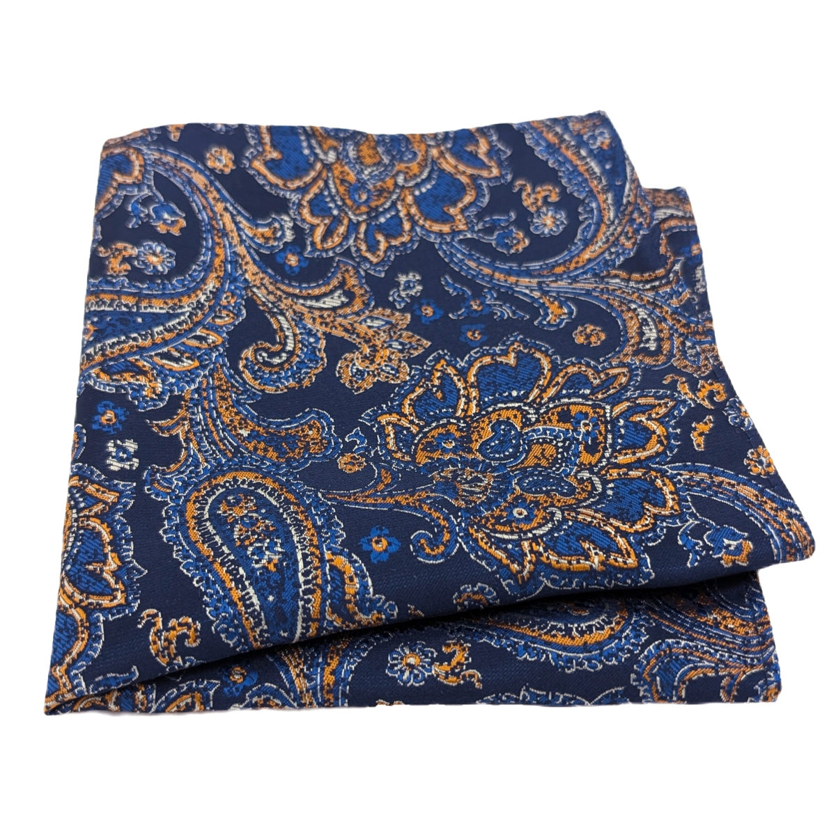 Navy & Yellow Patterned Wedding Swatch