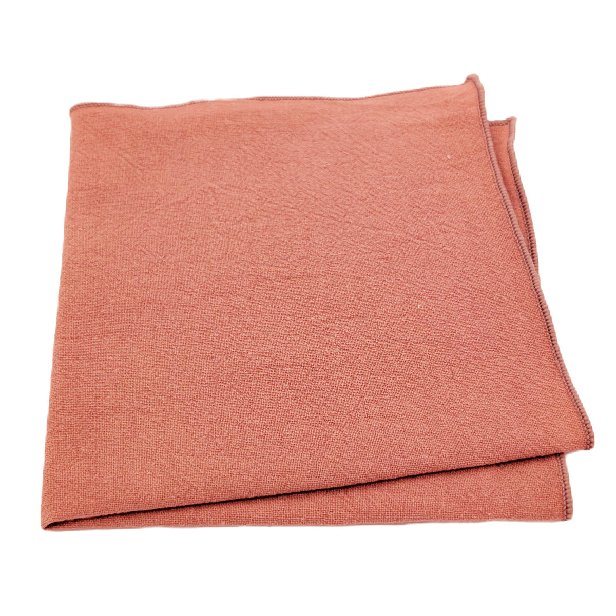Rustic Rose Cotton Pocket Square