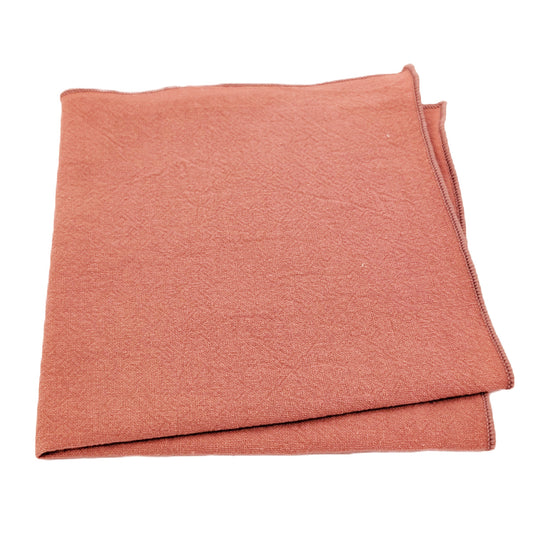 Rustic Rose Cotton Pocket Square