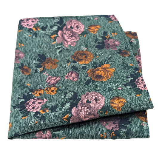 Meadow Vintage Floral Pocket Square