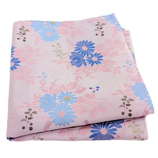 Pink Daisies Pocket Square