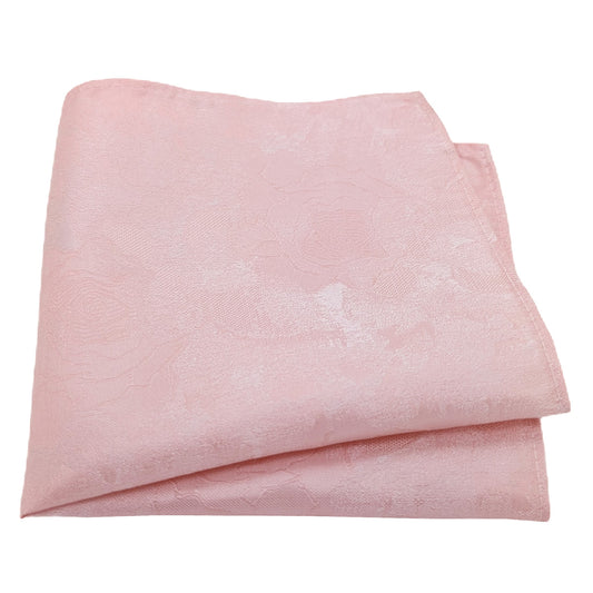 Pink Roses Silk Pocket Square