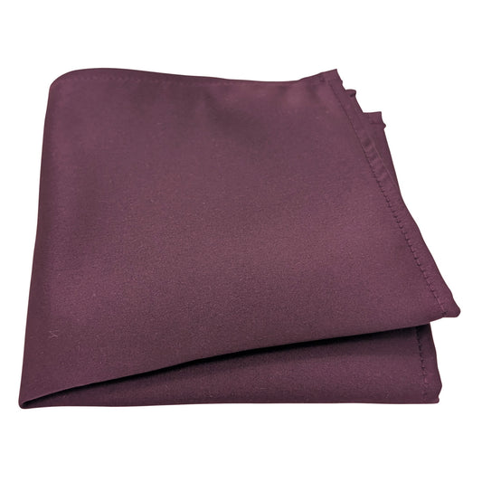 Aubergine Pocket Square