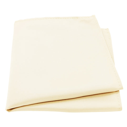 Vanilla Suede Pocket Square