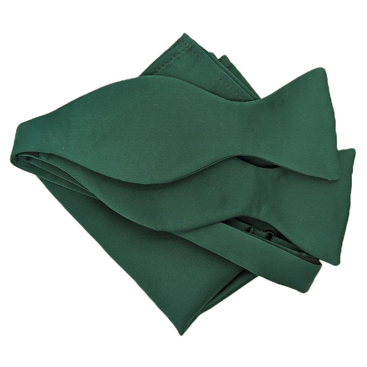 Hunter Green Bow Tie - Wedding Bow Tie - Self - Tie - Add Pocket Square - Save £1.00 - Swagger & Swoon