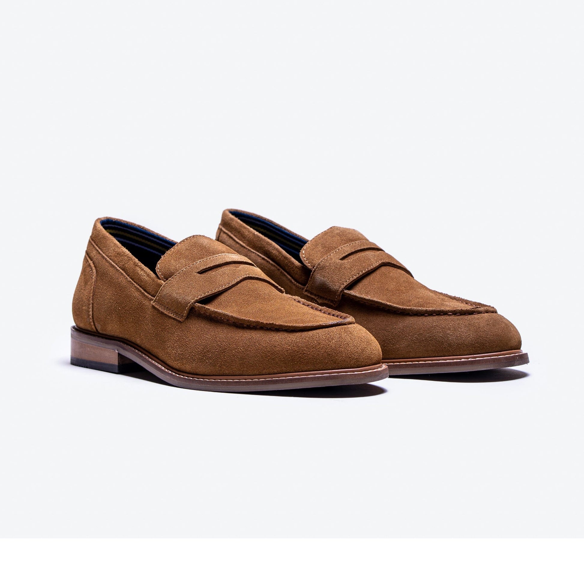 Jordan Tan Suede Loafers - Shoes - 7 - Swagger & Swoon