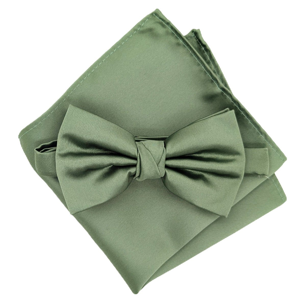 Leaf Green Bow Ties - Wedding Bow Tie - Pre - Tied - Add Pocket Square - Save £1.00 - Swagger & Swoon