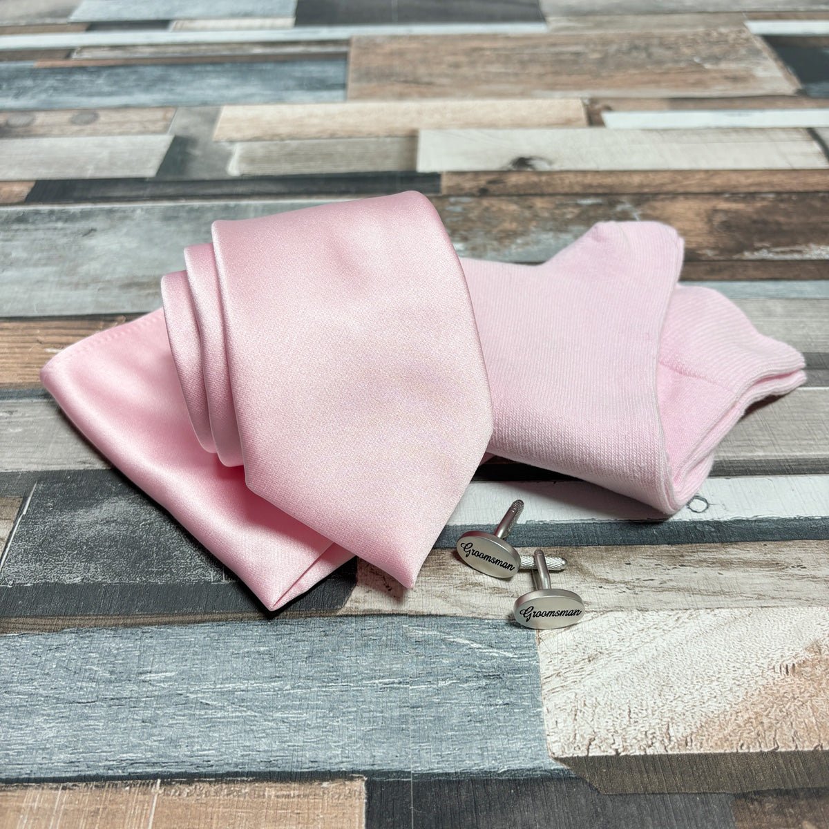 Light Pink Groomsmen Proposal Gift Box - Will you be my...? - Regular - Swagger & Swoon