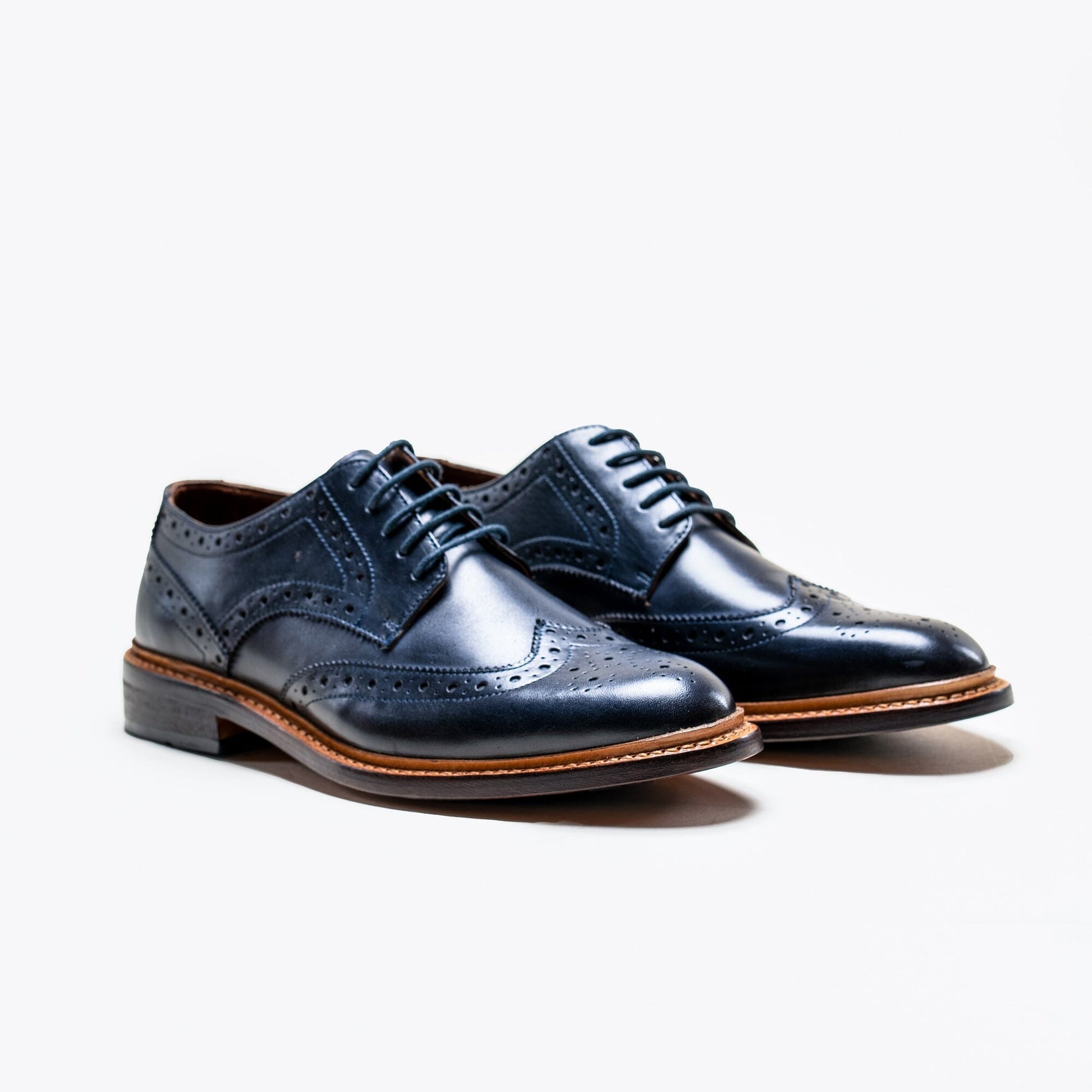 Merton Navy Shoes - Shoes - - THREADPEPPER