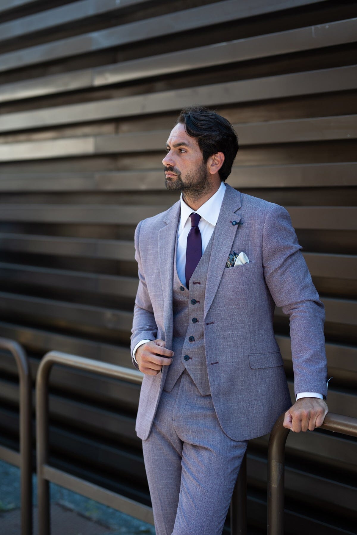 Miami Lilac 3 Piece Suit - Suits - 