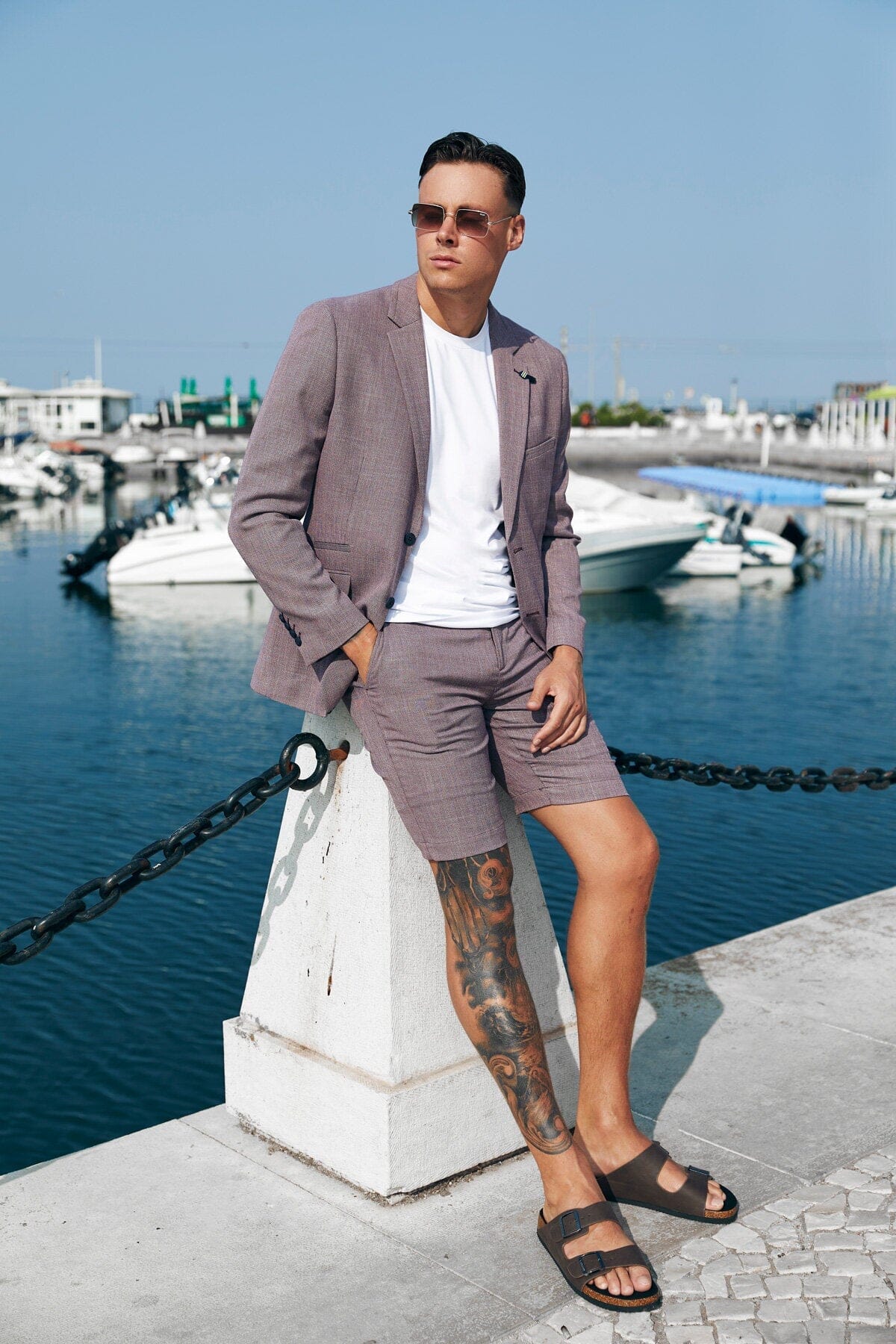 Miami Lilac 3 Piece Suit - Suits - 