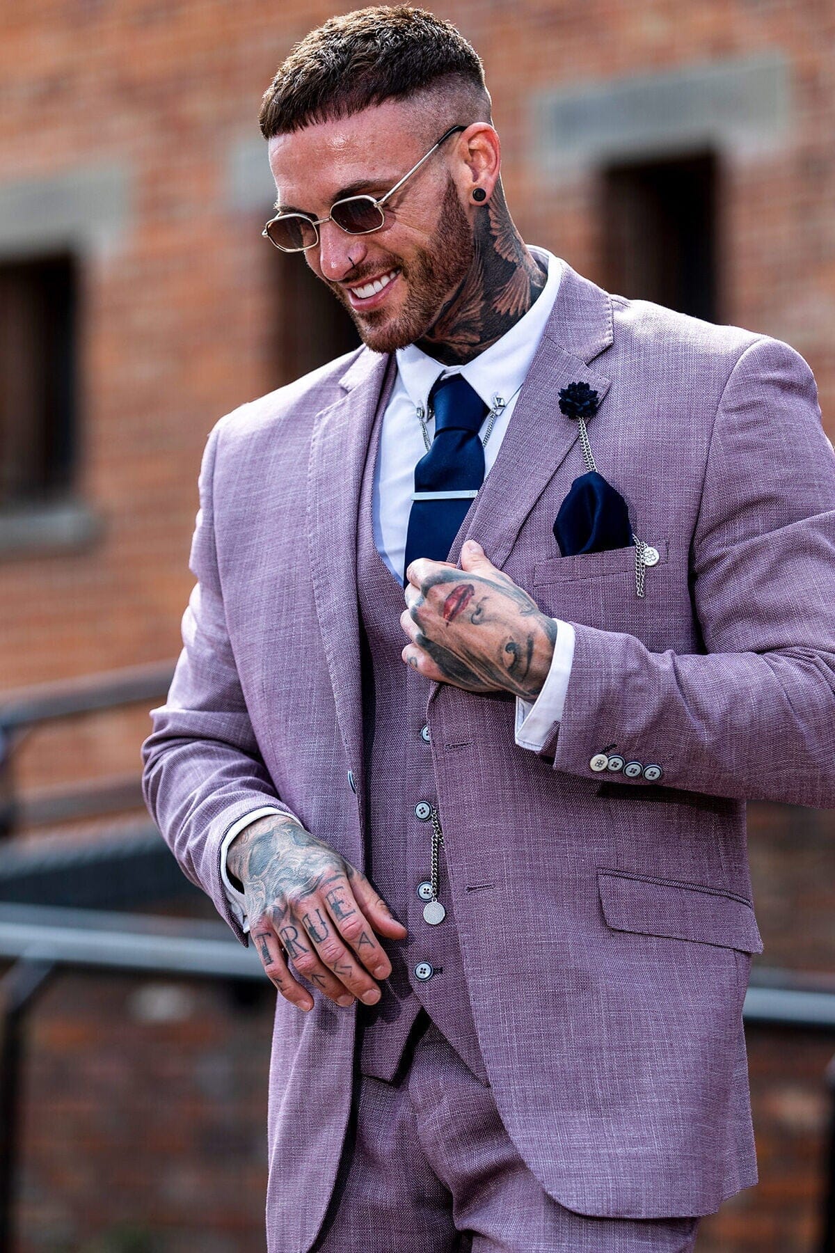 Miami Lilac 3 Piece Suit - Suits - 