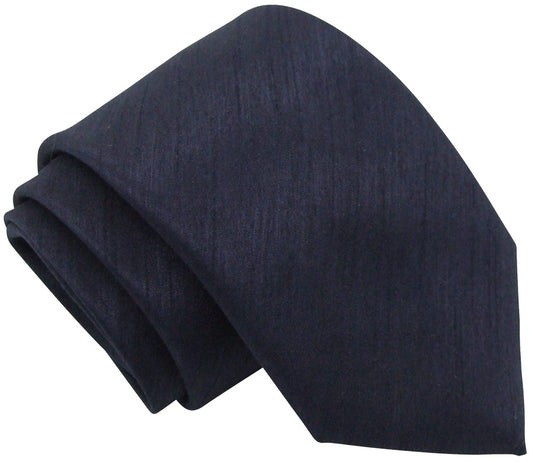 Midnight Shantung Wedding Tie