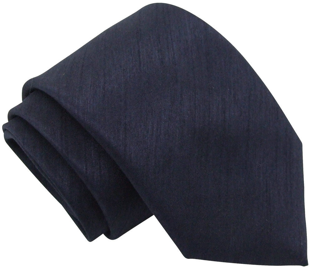 Midnight Shantung Boys Ties