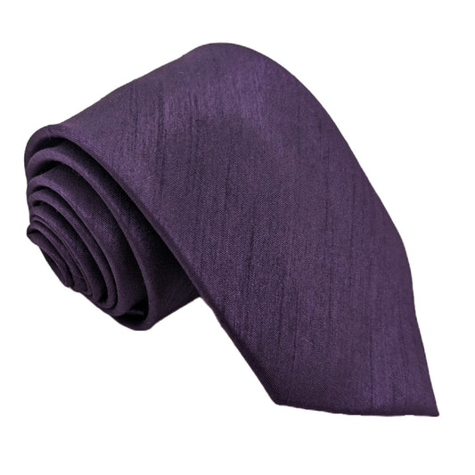 Blackberry Shantung Boys Ties