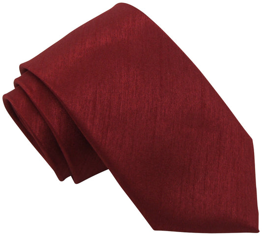 Burgundy Shantung Wedding Tie