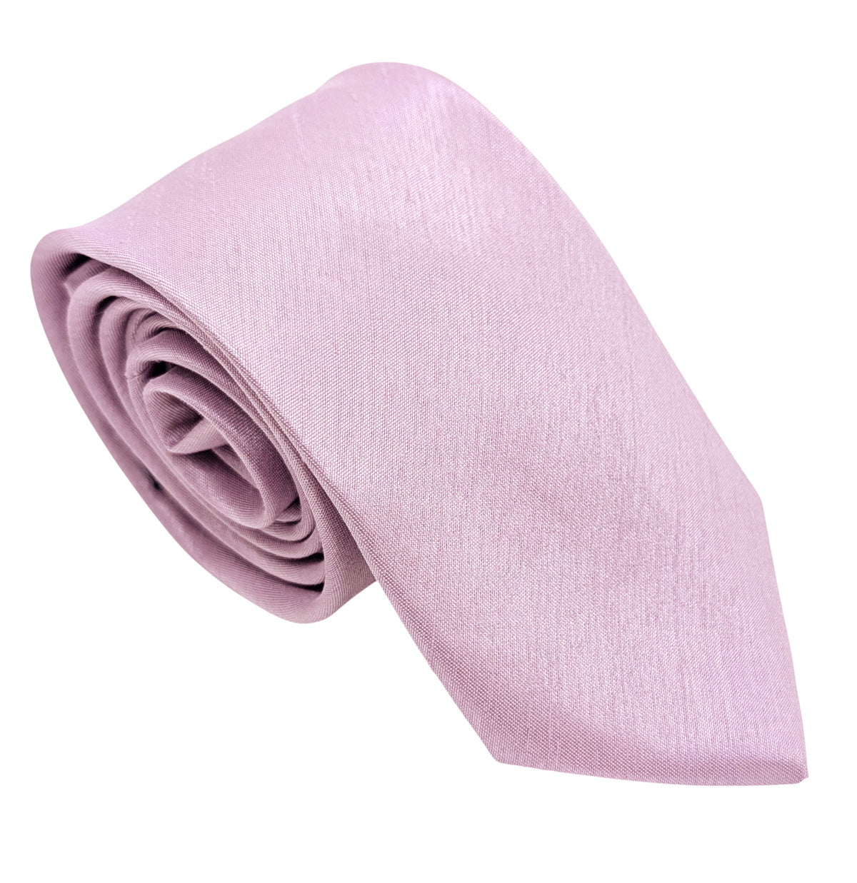 Lavender Shantung Wedding Tie
