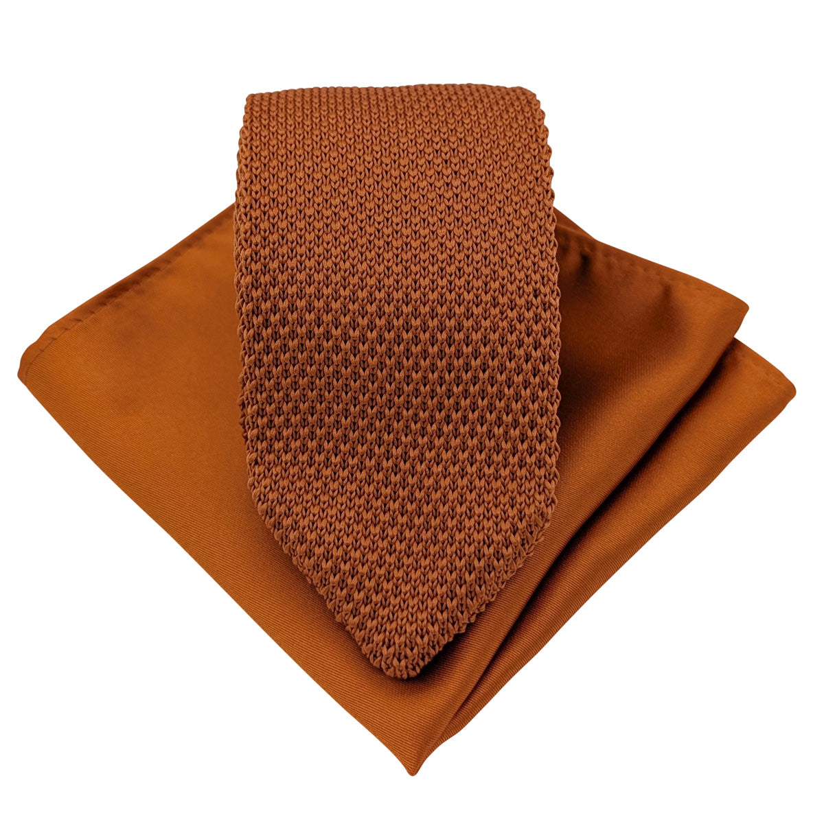 Ochre Knit Wedding Tie