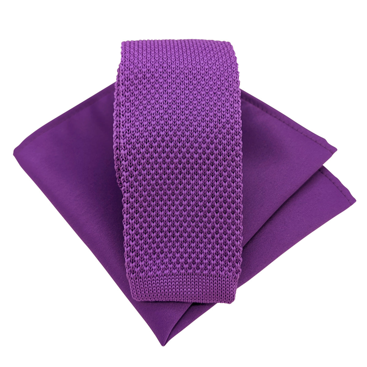 Indigo Knit Wedding Tie