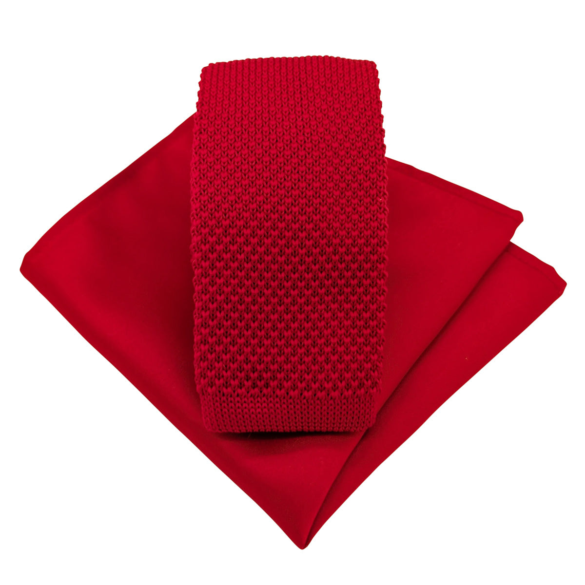 Red Knit Wedding Tie