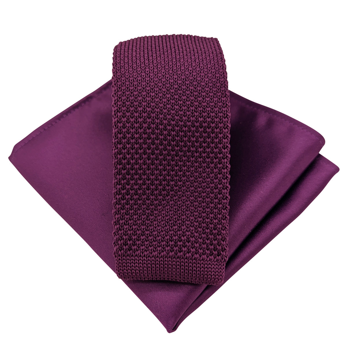 Orchid Knit Wedding Tie