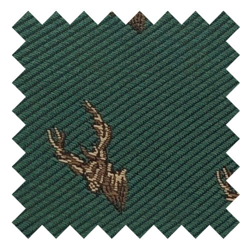 Dark Green Stags Wedding Swatch