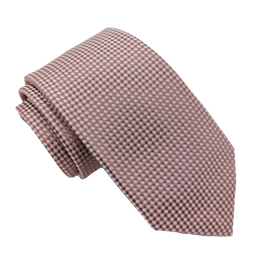 Mid Rose Patterned Wedding Tie