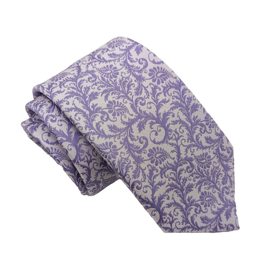 Violet Venetian Paisley Wedding Tie