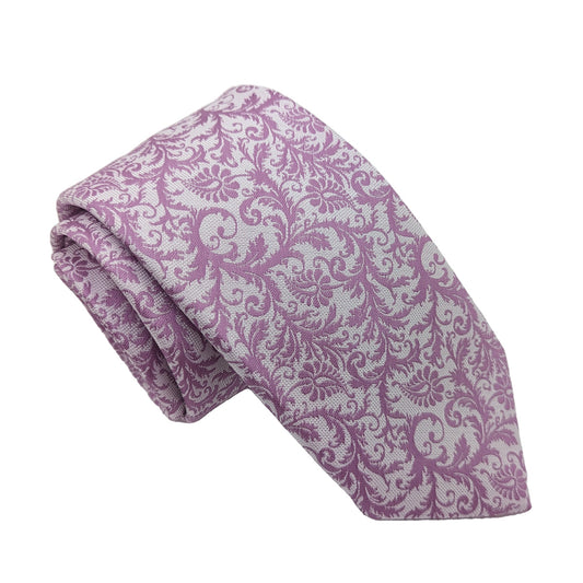 Lilac Venetian Paisley Wedding Tie