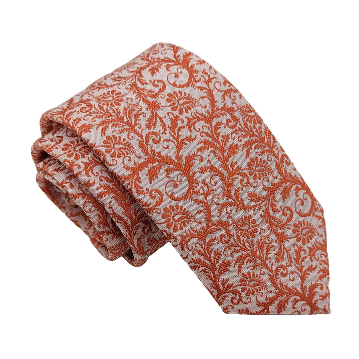 Orange Venetian Paisley Wedding Swatch