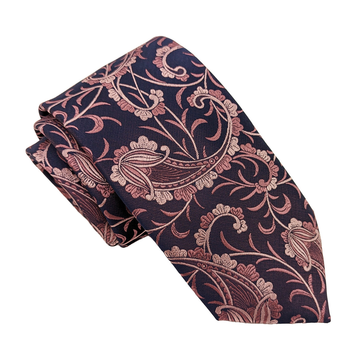 Rose Vintage Paisley Wedding Tie