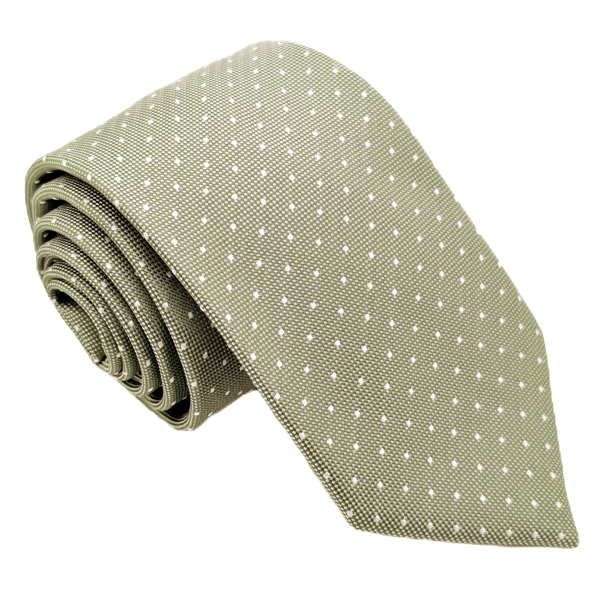Mix and Match - Sage Patterned & Sage Wedding Tie Set