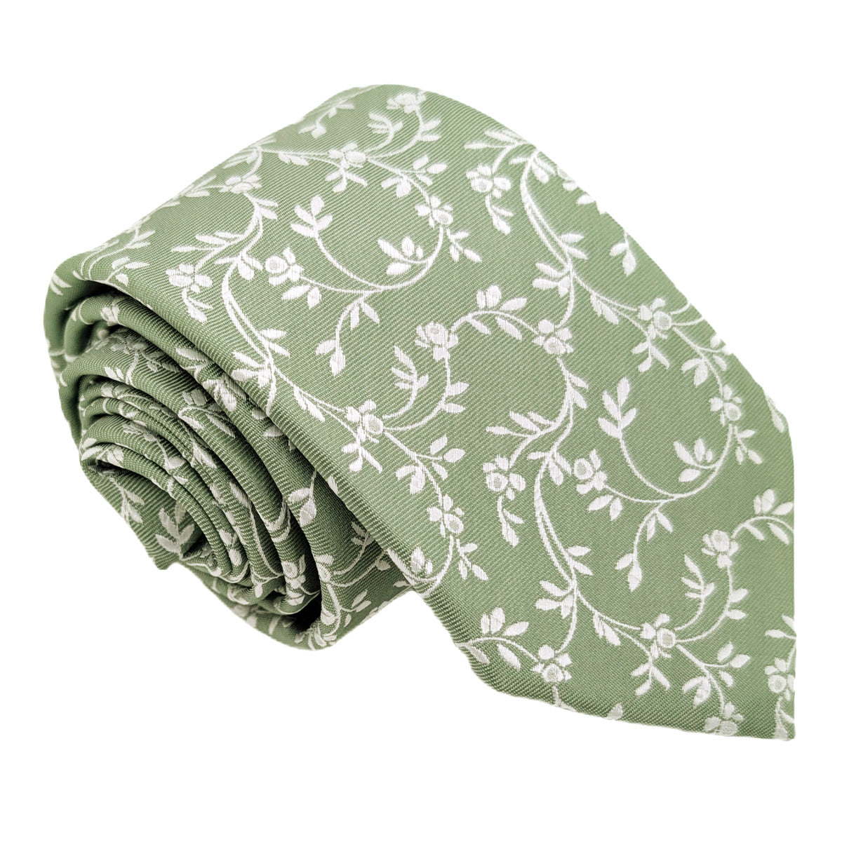 Wild Sage Leaves Wedding Tie