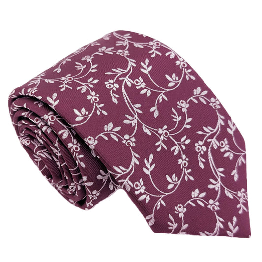 Cassis Leaves Wedding Tie