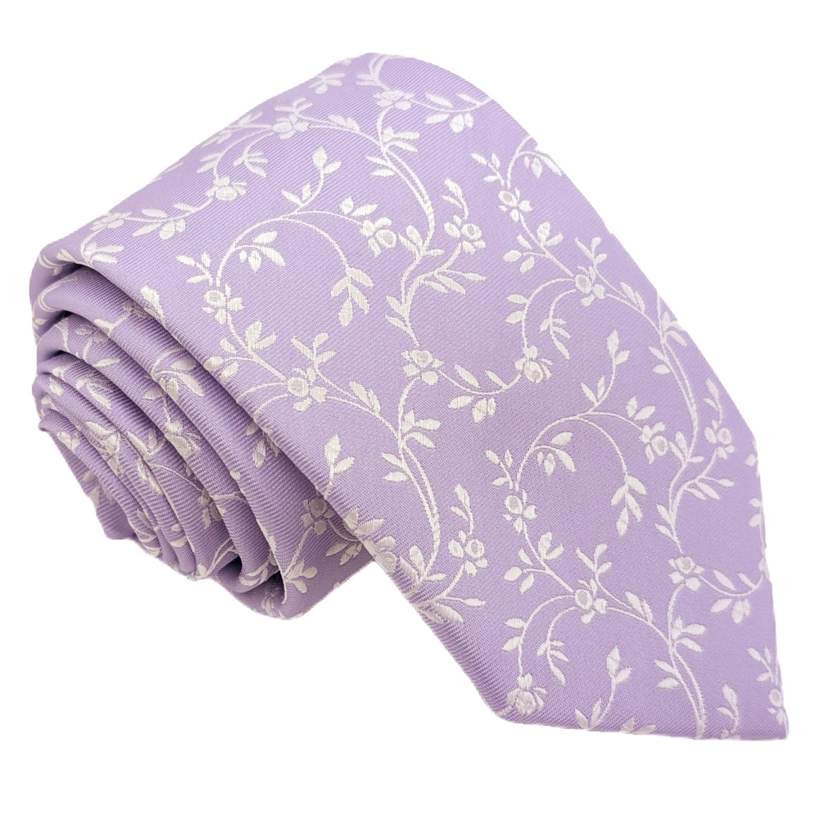 Cool Lilac Leaves Wedding Swatch